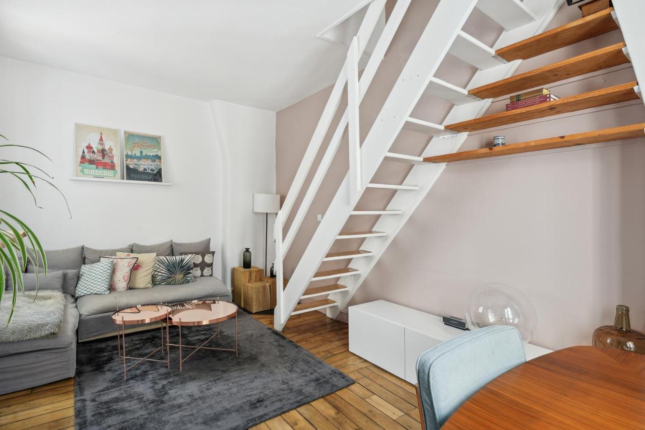 Charming Duplex In Privatestreet, Citycenter Paris Extérieur photo